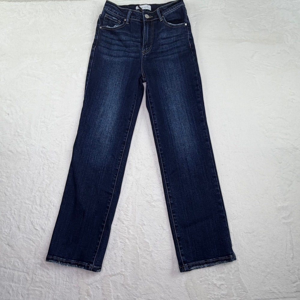 Risen High Rise Straight Leg Jeans Size 5/27